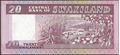 Picture of Swaziland,P12a,B207a,20 Emalangeni,1986