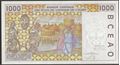 Picture of WAS K Senegal,P711Kl, B116Kl,1000 Francs,2002