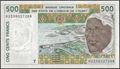 Picture of WAS T Togo,P810T,B116Tl,500 Francs,2002