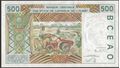 Picture of WAS T Togo,P810T,B116Tl,500 Francs,2002