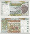 Picture of WAS C Burkina Faso,P310Cl,B115Cl,500 Francs,2002