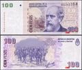 Picture of Argentina,B357,B410f,100 Pesos,2012,Series Q