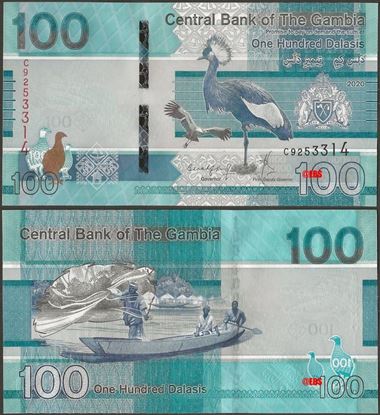 Picture of Gambia,B239b,100 Dalasi,2020