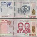 Picture of Burundi,2 NOTE SET,5000/10000 Francs,2022