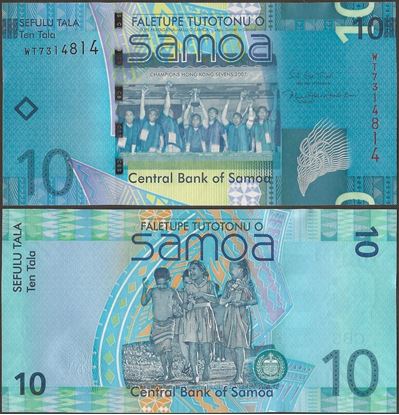 Picture of Samoa,P39b,B114b,10 Tala,2017