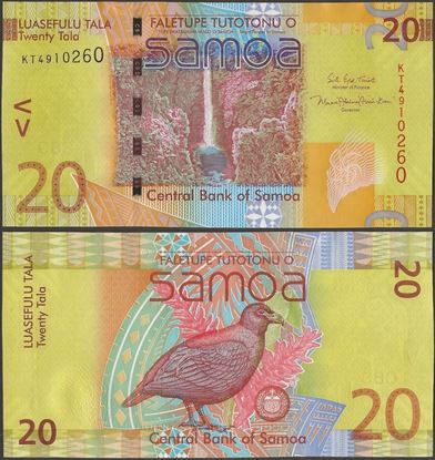 Picture of Samoa,P40c,B115c,20 Tala,2017
