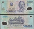 Picture of Vietnam,P124,B348n,500 000 Dong,2018