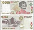 Picture of Venezuela,P081,B349,10000 Bolivares,1998