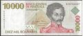 Picture of Venezuela,P081,B349,10000 Bolivares,1998