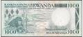 Picture of Rwanda,P21,B120,1000 Francs,1998