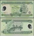 Picture of Solomon Islands,P23,B213a,2 Dollars,2001