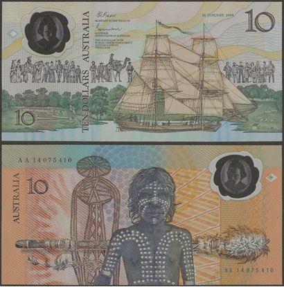 Picture of Australia,P49b,B217a,10 Dollars,1988