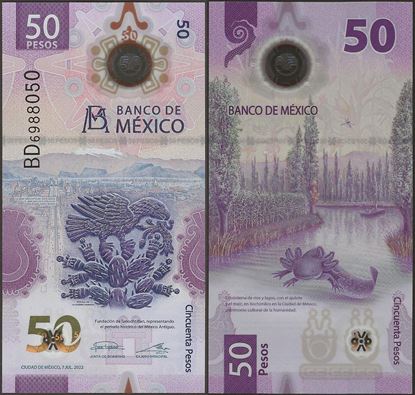 Picture of Mexico,B714c,50 Pesos,2022