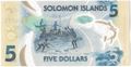Picture of Solomon Islands,P38b,B221b,5 Dollars,2022