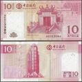 Picture of Macau,P108,B213b,10 Patacas,2013,BOC