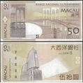 Picture of Macau,P081A,B70c,50 Patacas,2017,BNU