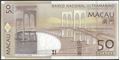 Picture of Macau,P081A,B70c,50 Patacas,2017,BNU