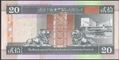 Picture of Hong Kong,P201,B681f,20 Dollars,1997,HSBC