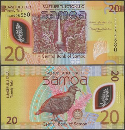 Picture of Samoa,B125,20 Tala,2023