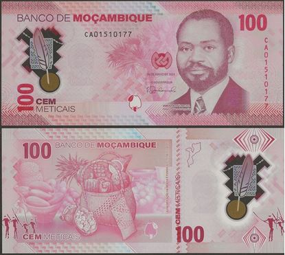 Picture of Mozambique,B242a,100 Meticais,2024