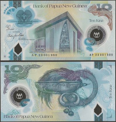 Picture of Papua New Guinea,P52b,B156b,10 Kina,2023