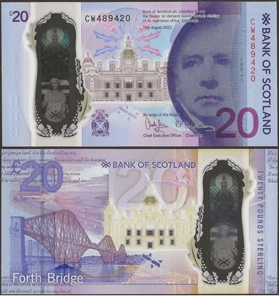 Picture of Scotland,P132,B237b,20 Pounds,2021,BoS