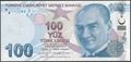 Picture of Turkey,P226e,B304e,100 Lira,G Prefix