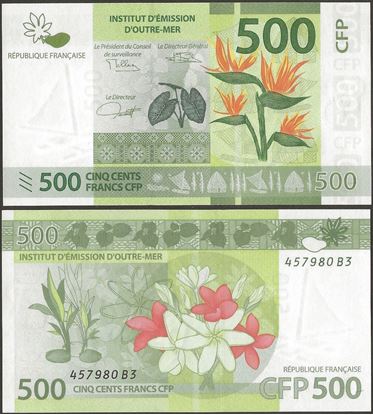 Picture of French Pacific,P5c,B105c,500 Francs,2014