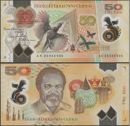 Picture of Papua New Guinea,Pw58,B162a,50 Kina,2025,Comm