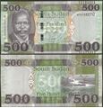Picture of South Sudan,Pw20a,B120a,500 SS Pounds,2024