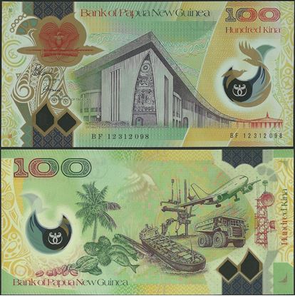 Picture of Papua New Guinea,P44a,B149a,100 Kina,2012