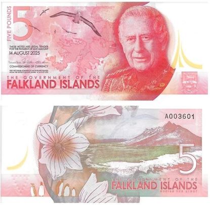 Picture of Falkland Islands,P20,B223,5 Pounds,2025