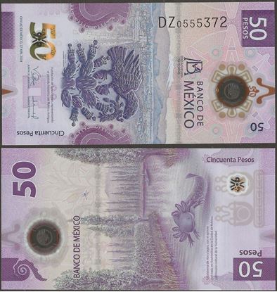 Picture of Mexico,Pw133,B723,50 Pesos,2025,Comm