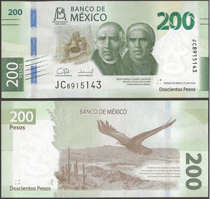 Picture of Mexico,Pw135,B725,200 Pesos,2025,Comm