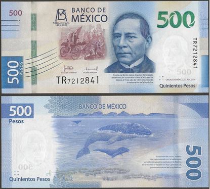 Picture of Mexico,Pw136,B726,500 Pesos,2025,Comm
