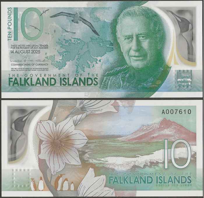 Picture of Falkland Islands,P21,B224,10 Pounds,2025