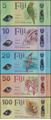 Picture of Fiji,Pw125-129,B534-538,185 Dollars,2026,Matching Serial SET