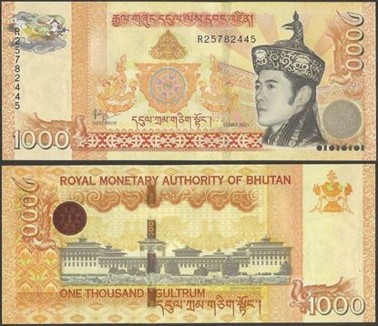 Picture of Bhutan,B223c,1000 Ngultrum,2021