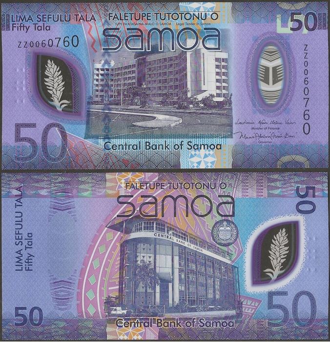Picture of Samoa,P50,B130a,50 Tala,2025,REPLACEMENT