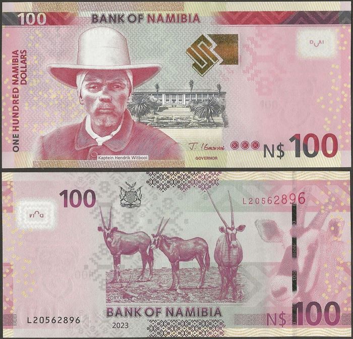 Picture of Namibia,P14c,B212c,100 Dollars,2023