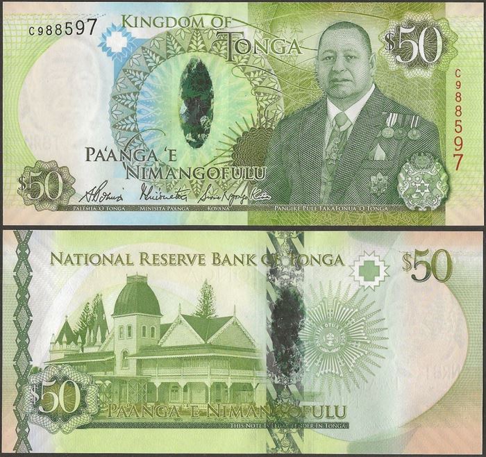 Picture of Tonga,P48A1,B223b,50 Paanga,In 2020