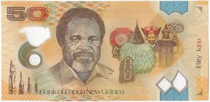 Picture of Papua New Guinea,Pw58,B162a,50 Kina,2025,Comm,AA