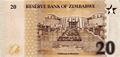 Picture of Zimbabwe,P116,B207,20 Zig,2026