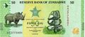 Picture of Zimbabwe,P117,B208,50 Dollars,2026
