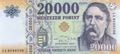 Picture of Hungary,P207h,B592h,20000 Forint,2024