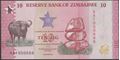 Picture of Zimbabwe,P115,B206,10 Zig,2026