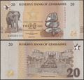 Picture of Zimbabwe,P116,B207,20 Zig,2026