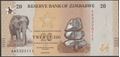 Picture of Zimbabwe,P116,B207,20 Zig,2026