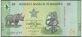 Picture of Zimbabwe,P117,B208,50 Dollars,2026