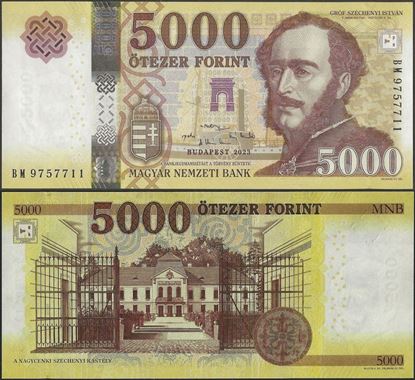 Picture of Hungary,B205,B590d,5000 Forint,2023